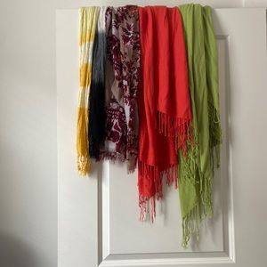 4 scarf lot.